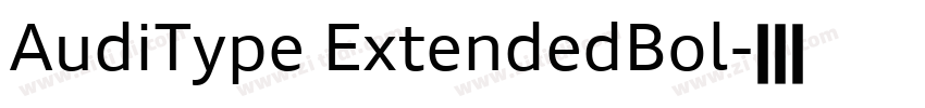 AudiType ExtendedBol字体转换